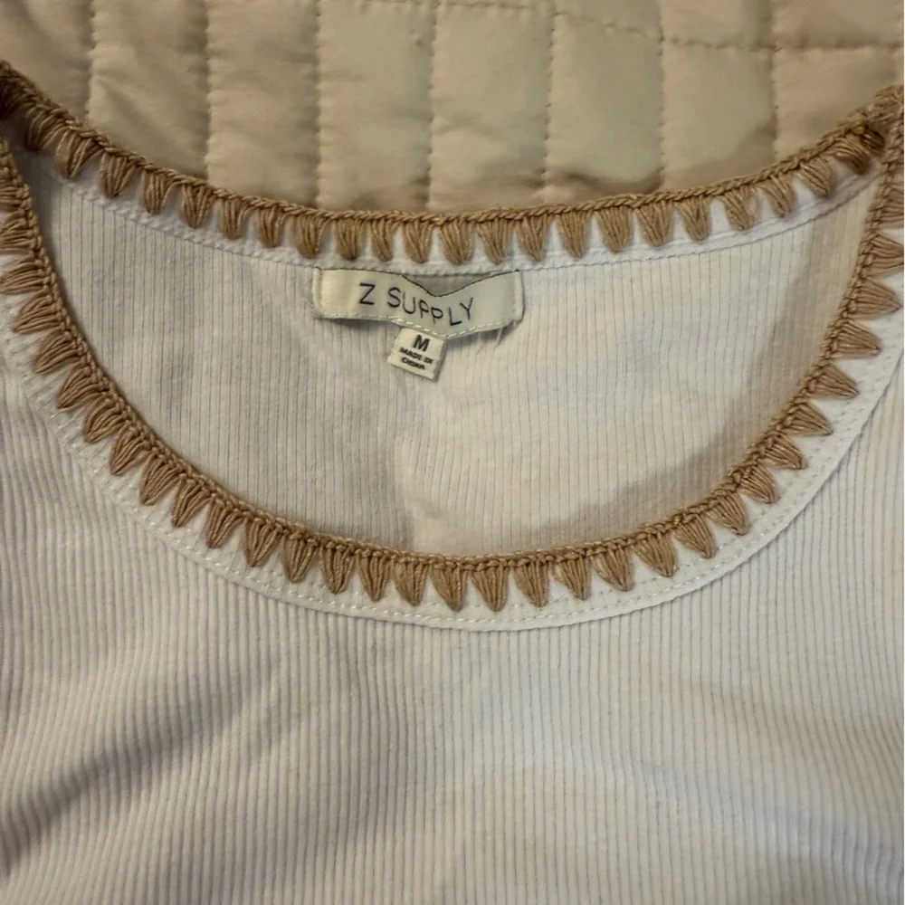 Z Supply Avril Whipstitch Rib Tank - Picture 5 of 6